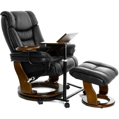 Кресло реклайнер Relax Зуэль 7582W (001 BLACK / 026 HONEY)