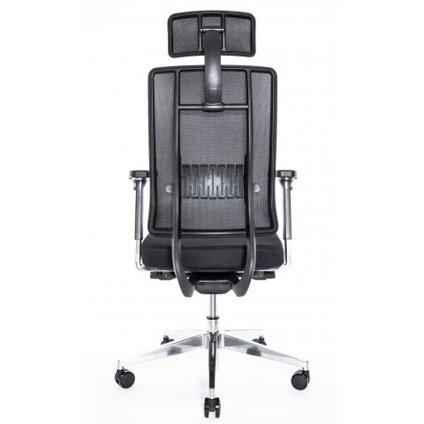 Кресло Falto X-Trans Xtr 11KAL-AL  (каркас черный, спинка черная, сидение черное)