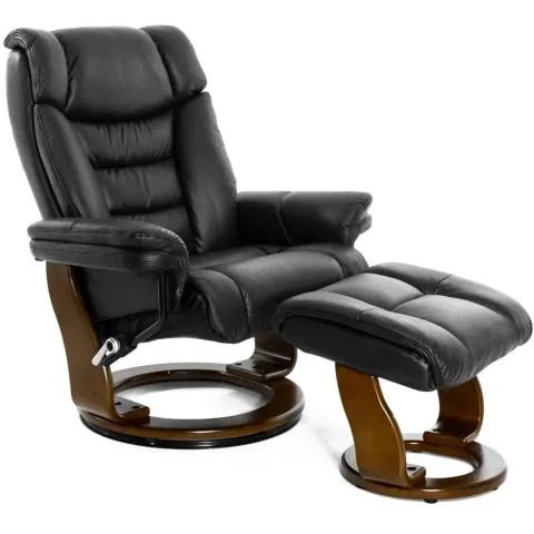 Кресло реклайнер Relax Зуэль 7582W (001 BLACK / 026 HONEY)