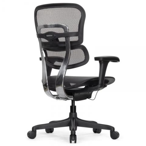 Кресло Falto Ergohuman 2 Project (без подголовника, автоматическая жесткость качания, сетка, черный)