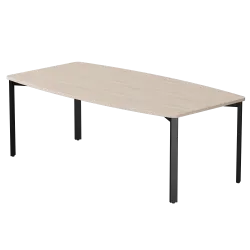 Стол переговорный Everprof EVO 2100х1100x755 Дуб Соната/Черный