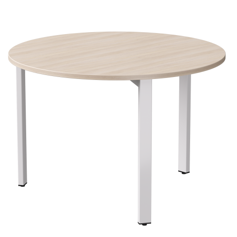 Стол переговорный D1100 Everprof EVO 1100x755 Дуб Соната/Белый