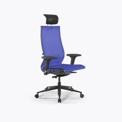 Кресло SynchroSit 10 B2-107D - T /Km00/Nb00/D02P/H13mL-2D(M23.B11.G19.W02), Васильковый