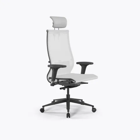 Кресло SynchroSit 10 B2-107D - T /Km00/Nb00/D02P/H13mL-2D(M23.B11.G19.W02), Белый
