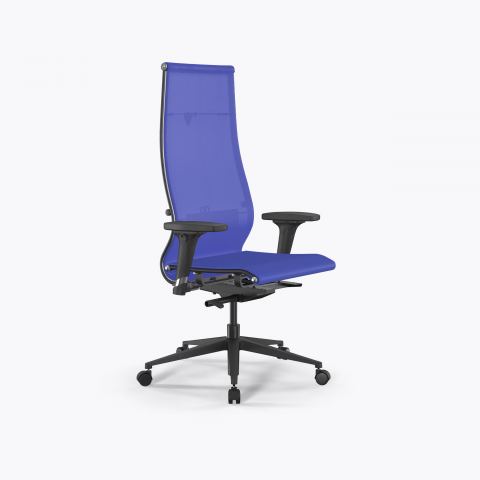 Кресло SynchroSit 10 B1-107D - T /Km00/Nb00/D02P(M23.B11.G19.W02), Васильковый