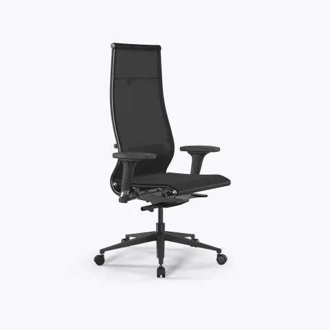 Кресло SynchroSit 10 B1-107D - T /Km00/Nb00/D02P(M23.B11.G19.W02), Черный