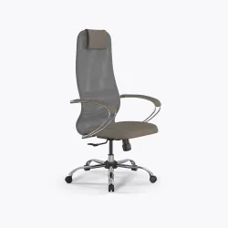 Кресло SynchroSit 8 B1-9K - X2+Bahama /Uh00/Wh12/K1cF(M25.B21.G20.W02), Серый-Песочный