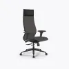 Кресло SynchroSit 10 B1-164D - Bahama+Extra /Kb15/Wh12/D02P(M18.B11.G19.W02), Тем.серый-Черный