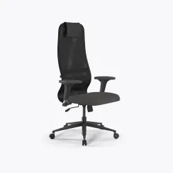 Кресло Sit 8 B1-9D - X2+Bahama /Uh00/Wh12/D02P(M09.B11.G19.W02), Черный-Тем.серый