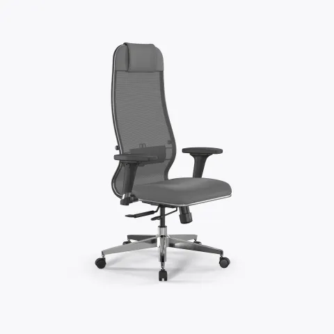 Кресло SynchroSit 10 B1-115D - X2+Extra /Um00/Wm12/D02P(M18.B22.G18.W02), Серый
