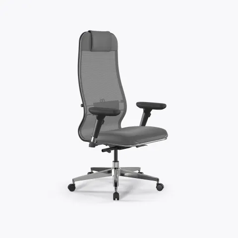 Кресло SynchroSit 10 L1-115D - X2+Extra /Um00/Wm12/D13P(M24.B22.G18.W02), Серый