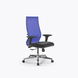 Кресло SynchroSit 10 B2-163D - T+Extra /Km00/Wm12/D02P(M20.B22.G18.W02), Васильковый-Черный