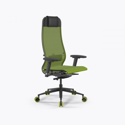 Кресло SynchroSit 10 B1-104D - X2 /Um00/Nb00/D03P(M23.B11.G19.W35), Зеленый