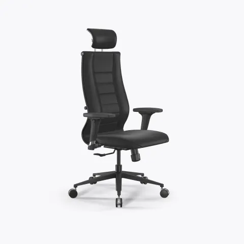 Кресло SynchroSit 10 B2-135D - Extra /Kb09/Wh12/D02P/H13mL-2D(M25.B11.G19.W25), Черный