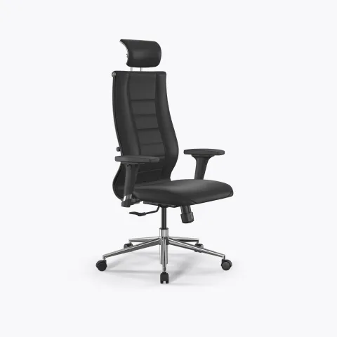 Кресло SynchroSit 10 B2-135D - Extra /Kb09/Wh12/D02P/H13mL-2D(M25.B23.G18.W01), Черный