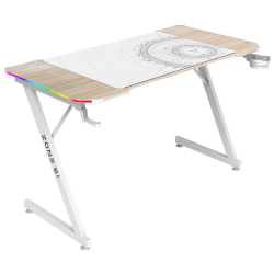 Стол компьютерный ZONE 51 TRINE 120 Wood/White