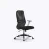 Кресло Sit 8 B2-8T - X1+UMF(X1) /Uh00/Wh00/T21bP-b(M09.B11.G19.W01), Тем.серый-Черный