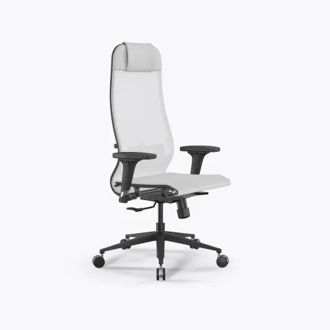 Кресло SynchroSit 10 B1-104D - T /Um00/Nb00/D02P(M25.B11.G19.W25), Белый