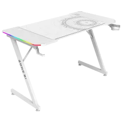 Стол компьютерный ZONE 51 TRINE 120 RGB White