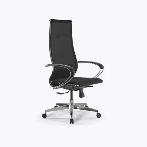 Кресло ErgoLife Set 7/подл.131/осн.Synchro 004, Черный
