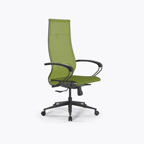 Кресло ErgoLife Set 7/подл.130/осн.Synchro 002, Лайм