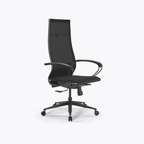 Кресло ErgoLife Set 7/подл.130/осн.Synchro 002, Черный