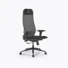 Кресло ErgoLife Set 4/подл.200/осн.Synchro 002, Серый-Черный