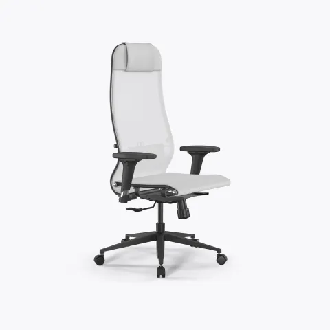 Кресло ErgoLife Set 4/подл.200/осн.Synchro 002, Белый
