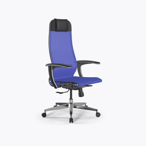 Кресло ErgoLife Set 4/подл.158/осн.Synchro 004, Васильковый