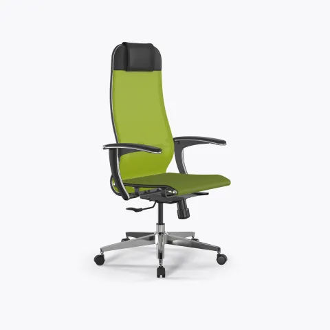 Кресло ErgoLife Set 4/подл.158/осн.Synchro 004, Лайм