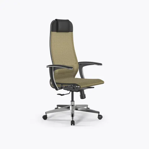 Кресло ErgoLife Set 4/подл.158/осн.Synchro 004, Золотой ротанг