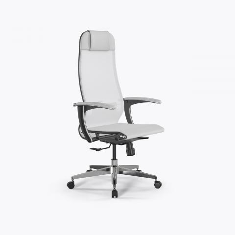 Кресло ErgoLife Set 4/подл.158/осн.Synchro 004, Белый