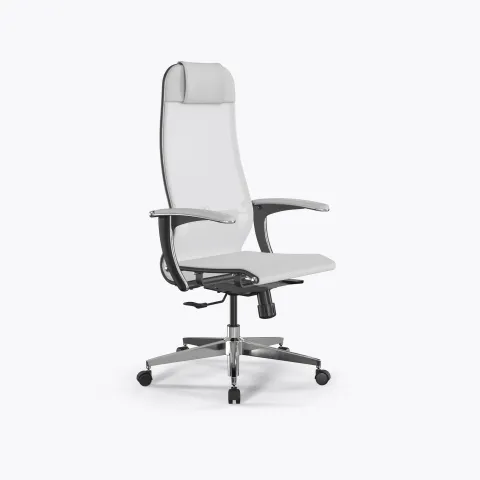 Кресло ErgoLife Set 4/подл.158/осн.Synchro 004, Белый