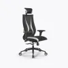 Кресло SynchroSit 10 B2-170D - T+UMF(SY271)+Extra /Kb38/Wh09/D02P/H13mL-Pf-1DF(M18.B11.G19.W31), Черный-Белый