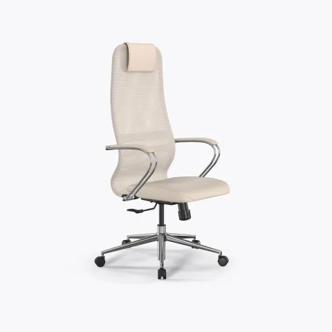 Кресло SynchroSit 8 B1-9K - X2+Extra /Uh00/Wh12/K3cL(M20.B23.G18.W02), Молочный