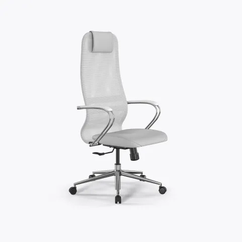 Кресло SynchroSit 8 B1-9K - X2+Extra /Uh00/Wh12/K3cL(M20.B23.G18.W02), Белый