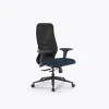 Кресло SynchroSit 8 B2-9D - X2+Bahama /Uh00/Wh12/D02P(M18.B11.G19.W02), Черный-Синий