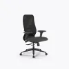Кресло SynchroSit 8 B2-9D - X2+Bahama /Uh00/Wh12/D02P(M18.B11.G19.W02), Черный-Тем.серый
