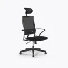 Кресло Sit Air-180 B2-290K - YP99+UMF(X1) /Km00/Wh00/K15bL/H13mM-1DF(M09.B02.G15.W01), Черный