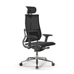 Кресло Метта Move B2-5D - YM93 /Kc00/Nc00/D04P/H13mM-3D(M26.B32.G25.W03), Черный