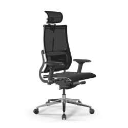 Кресло Метта Move B2-5D - YM93 /Kc00/Nc00/D04P/H13mM-3D(M26.B32.G25.W03), Черный