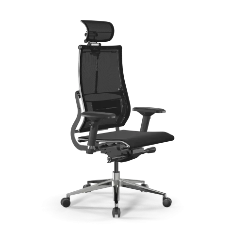 Кресло Метта Move B2-5D - YM93 /Kc00/Nc00/D04P/H13mM-3D(M26.B32.G25.W03), Черный