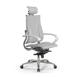 Кресло Метта Move B2-10K - Infinity /Kc06/Nc06/K2cL/H13mL-3D(M06.B31.G04.W03), Белый
