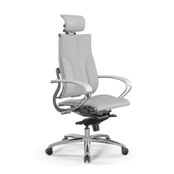 Кресло Метта Move B2-10K - Infinity /Kc06/Nc06/K2cL/H13mL-3D(M06.B31.G04.W03), Белый