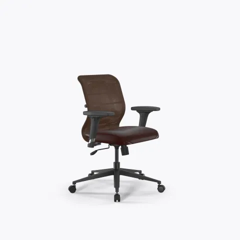 Кресло Sit 8 M4-9D - X2+Extra /Uh00/Wh12/D02P(M09.B11.G19.W02), Темно-коричневый