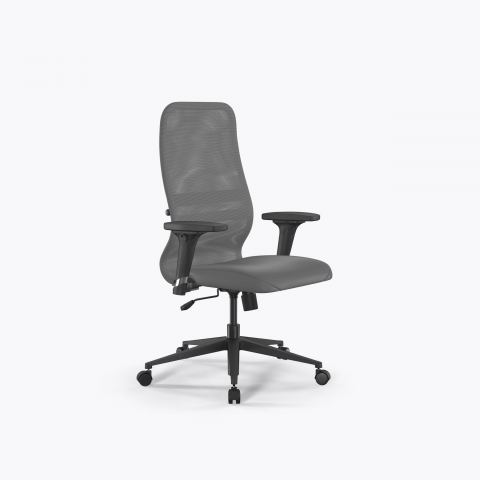 Кресло Sit 8 B2-9D - X2+Extra /Uh00/Wh12/D02P(M09.B11.G19.W02), Серый