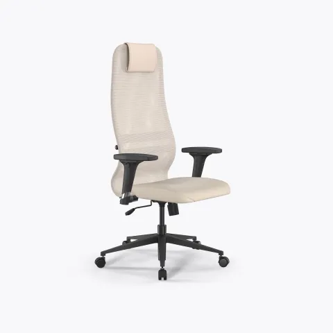 Кресло Sit 8 B1-9D - X2+Extra /Uh00/Wh12/D02P(M09.B11.G19.W02), Молочный
