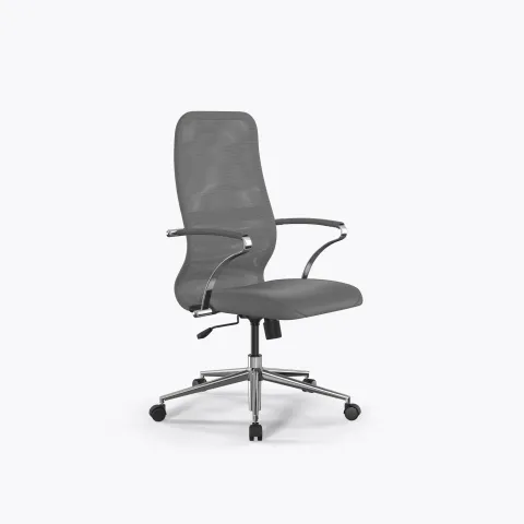 Кресло Sit 8 B2-9K - X2+Extra /Uh00/Wh12/K15cL(M09.B23.G18.W02), Серый
