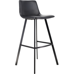 Стул барный Everprof Signal Экокожа Черный