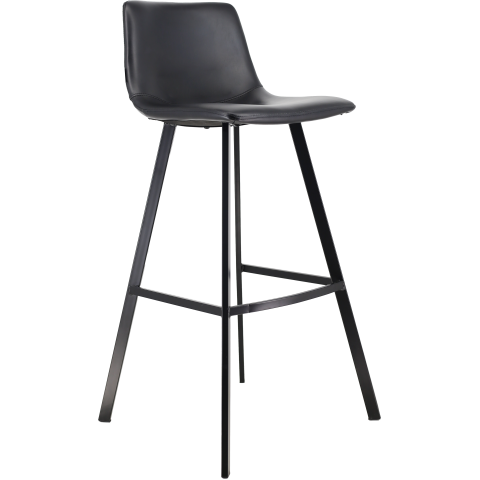 Стул барный Everprof Signal Экокожа Черный
